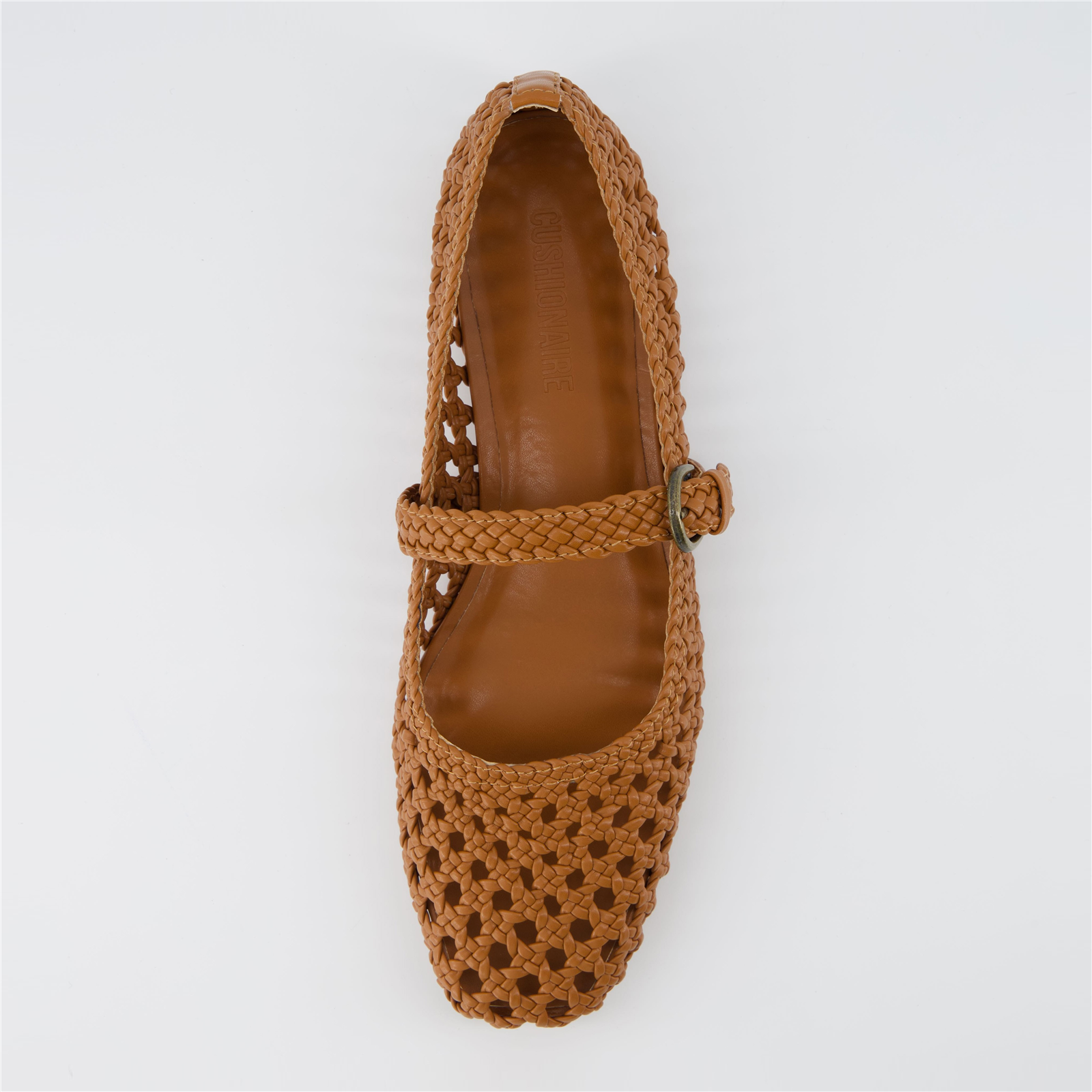 Cushionaire Women's Weston Hand-Woven Mary Jane Flats photo 6