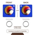 thumbnail image 5 of 3dRose, Hot Air Balloon, set of 2 Key Chains, 5 of 7