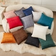 thumbnail image 2 of Xiao Hua Cojín decorativo, almohada para cama de 45*45 cm, cojín decorativo gris oscuro con funda de felpa suave y relleno de poliéster, 1 pieza para decoración del hogar, cómodo y elegante., 2 of 5