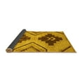 thumbnail image 2 of Ahgly Company Indoor Rectangle Abstract Yellow Modern Area Rugs, 2' x 5', 2 of 4