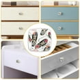 thumbnail image 5 of 4 Pieces Set Drawer Pulls Handle Square Wardrobe Cabinet Knobs with Stainless Steel Screws Furniture Kitchen Decor, 5 of 5