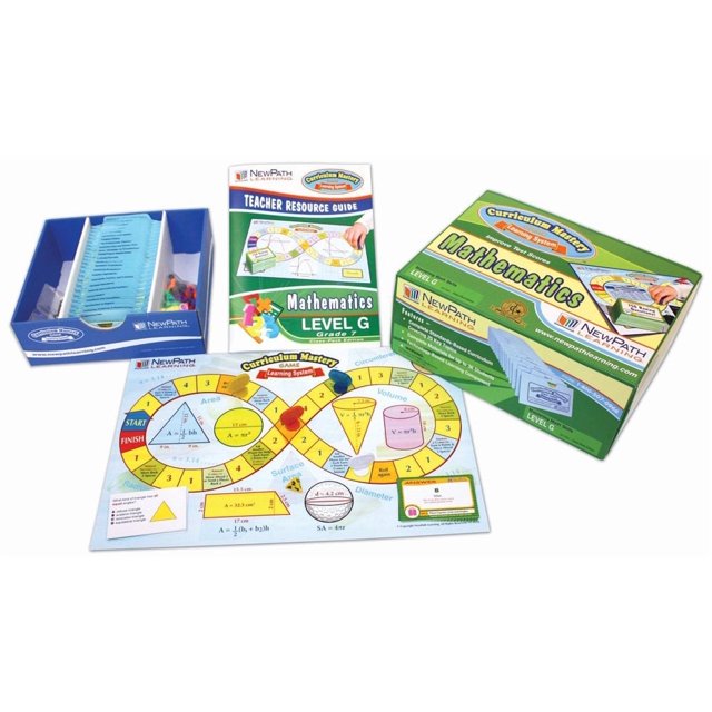 Juego de Dominio del Currículo de Matemáticas NewPath Learning Grado 7