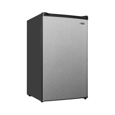 3.0 Cu ft Upright Freezer, Stainless Steel