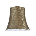 thumbnail image 2 of Aspen Creative 34007 Transitional Scallop Bell Shape Spider Construction Lamp Shade in Light Gold, 16" wide (10" x 16" x 15"), 2 of 4