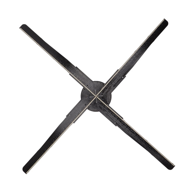 Proyector de ventilador holográfico 3D G52 de 52 cm de diámetro, 552 cuentas LED, ventilador de exhibición holográfica para tiendas comerciales, enchufe de EE. UU. de 100 a 240 V
