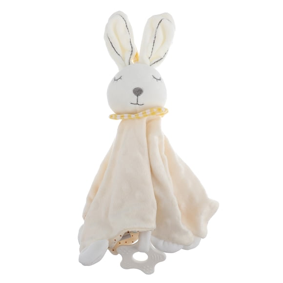 Toalla relajante para bebé recién nacido, peluche de animal, manta de seguridad, juguete con etiquetas