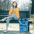 thumbnail image 6 of HOZVOMI Folding Handheld Shopping Tow Wheel Bag - Portable Trolley Grocery Cart with 360° Rotating Wheels, 6 of 6