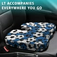 thumbnail image 4 of Premium Sports Pattern Memory Foam Seat Cushion Ergonomic Chair Pad for Office Chair, Car, Airplane & Bleachers Sciatica, Tailbone Hip & Back Pain Relief - Chair Cushion for Long Office Workers., 4 of 5