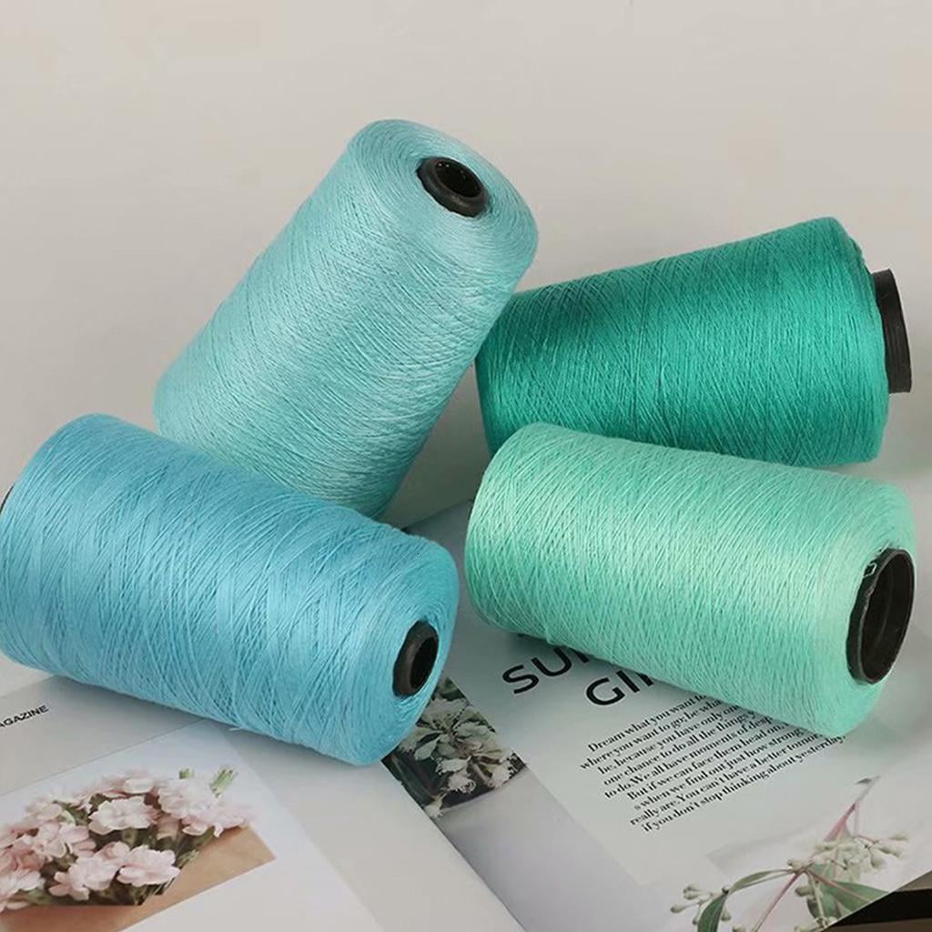 Giaone 1 Roll 500g Natural Silk Knitting Yarn Summer Crochet Line for DIY Handwoven for Tank Top Cape Embroidey Thread