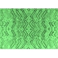 thumbnail image 1 of Ahgly Company Indoor Rectangle Solid Emerald Green Modern Area Rugs, 3' x 5', 1 of 4