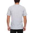 thumbnail image 6 of Woolveirno - Men's Microweight Merino Wool V-Neck T-Shirt - Ash Gray - Medium, 6 of 8