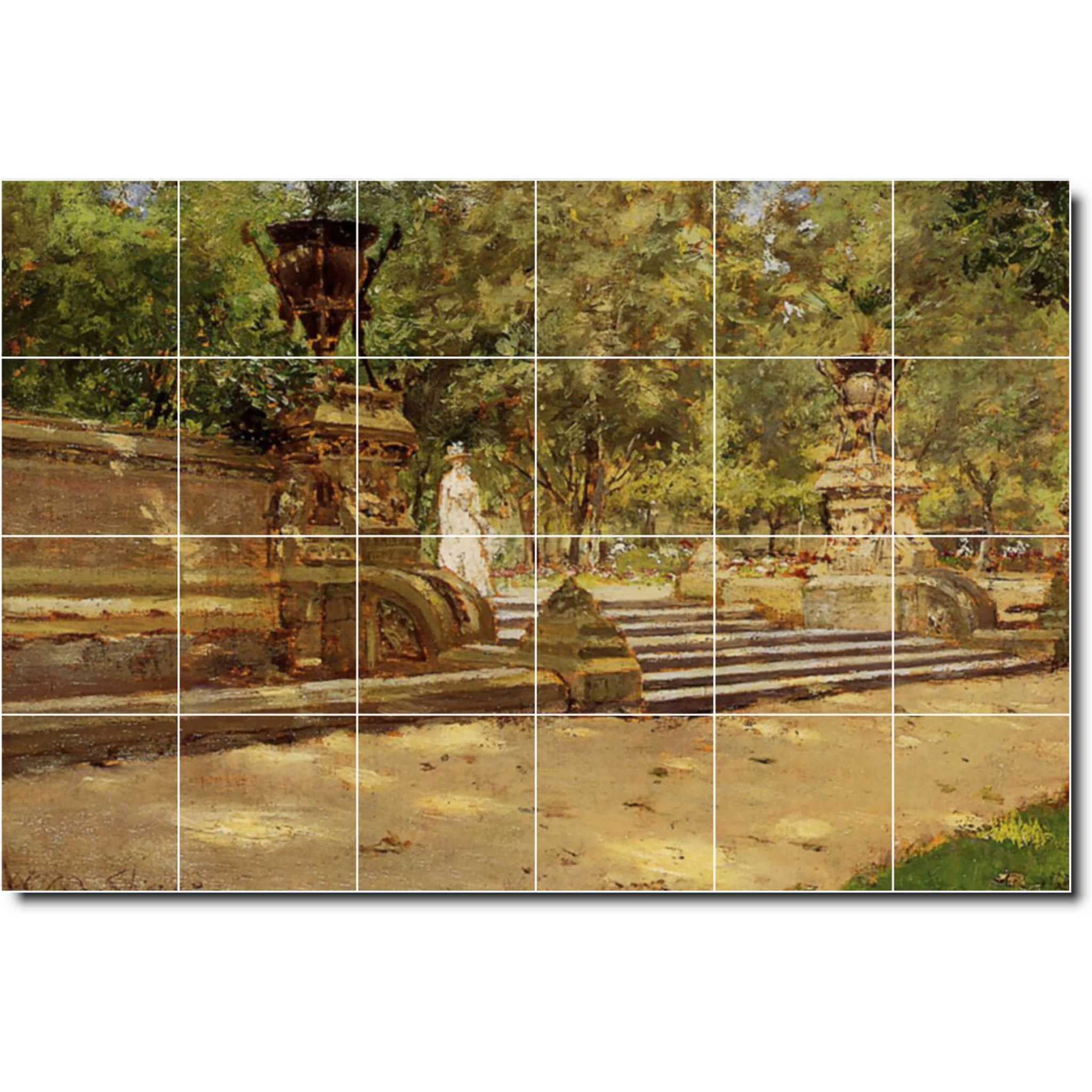 Ceramic Tile Mural William Chase Country Painting 393 72 W X 48 H Using 24 12 X 12 Ceramic Tiles Walmart Com Walmart Com Ceramic Tile Mural William Chase Country Painting 393 72 W X 48 H Using 24 12 X 12 Ceramic Tiles Walmart Com Walmart Com