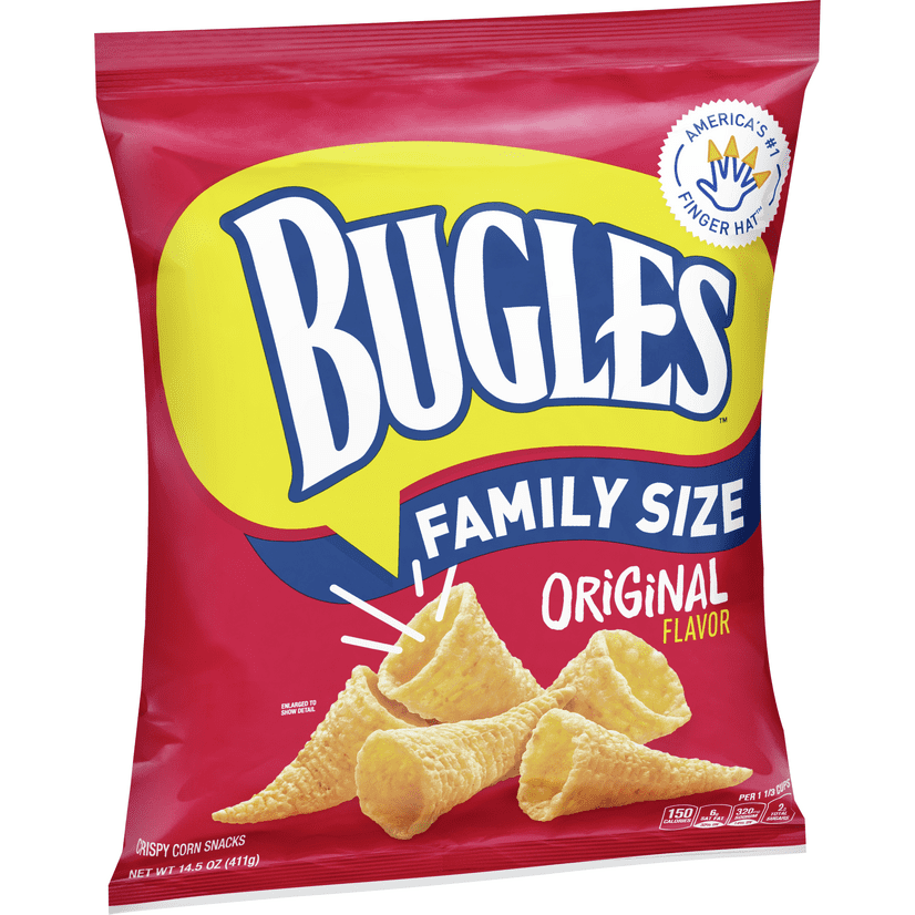 Bugles Original Flavor Crispy Corn Snacks 14 5 Oz Walmart Com Walmart Com