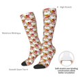 thumbnail image 4 of Balery Santa Claus bells Calcetines novedosos Calcetines deportivos Calcetines hasta la rodilla Calcetines de algodón Calcetines originales y geniales, 4 of 6