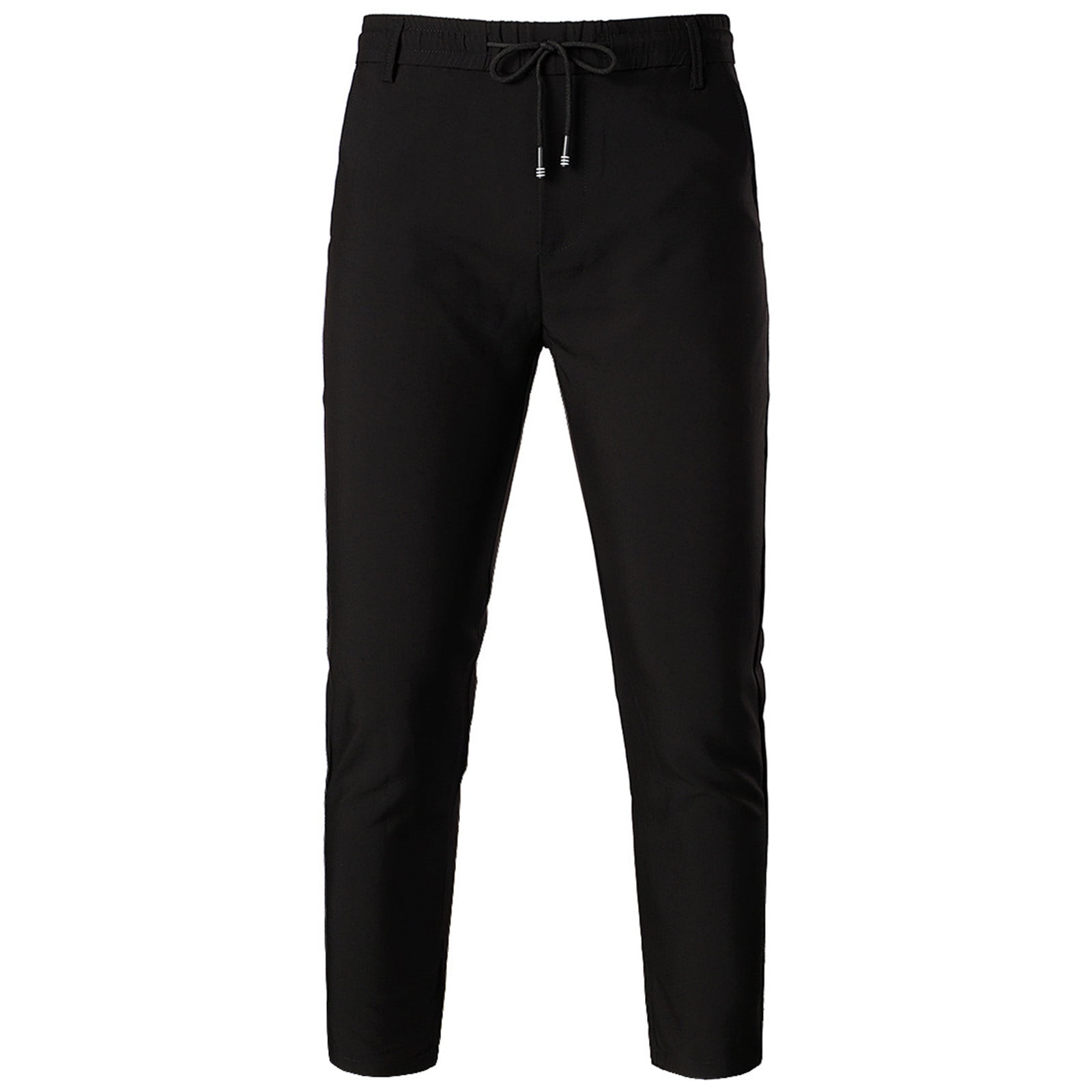 Mens Cargo Pants Relaxed fit Vintage Straight Long Pants Sports Full