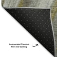 thumbnail image 5 of Addison Rugs Mayfield Premium Machine Washable Transitional Swirls Aloe Runner Rug, 2'3" X 7'6" Machine Washable Transitional Swirls Aloe Oversized Sherpa Throw Blanket, 5 of 6