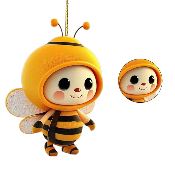 Gieenan Bees Ornament Car Mirrorr Hangings Decorations Car Rear View Mirrorr Hold Ornament