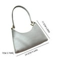 thumbnail image 2 of LIJCC Women Girls Small Handbag PU Leather Shoulder Bag Lightweight Shoulder Bags Cute Hobo Tote Handbag Mini Clutch Purse with Zipper Closure for Work Travel, 2 of 4