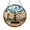 Acrylic 3.5 Inch, variant on Fountain Square Stained Glass Suncatcher Window Decor, European City Plaza Decorative Glass Panel Art, Historic Town Landscape Window Decoration, Vibrant Plaza Sun Catcher Ornament for Home Window