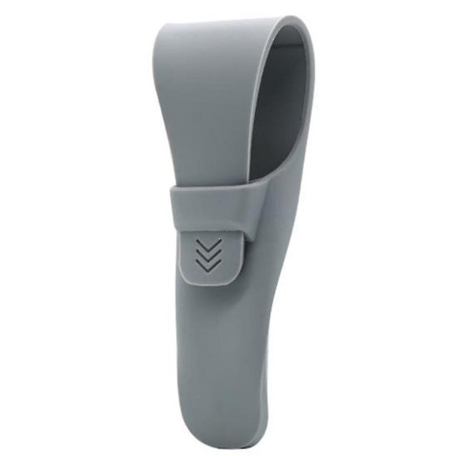 Funda protectora de silicona para maquinilla de afeitar, organizador portátil, color gris claro