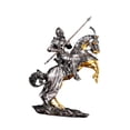 thumbnail image 1 of Figura de resina Caballero Estatua Decoración Artesanía Colección Escultura Adorno para Altura 40 cm, 1 of 9