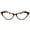 Brown Tortoise, variant on 2SeeLife Small Cat Eye Reading Glasses for Women – Narrow-Medium Fit, Sturdy Frame, Spring Hinges, Premium Funky Readers, Turquoise, +3.00