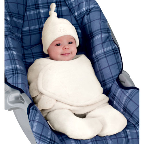 Kiddopotamus Swaddleme Traveler, Ivory