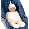 Kiddopotamus Swaddleme Traveler, Ivory