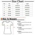 thumbnail image 3 of hotojiny Plus Size Tops for Women Summer Loose Oversized Cap Short Sleeve Shirt Casual V Neck Beach Tee Clothes, 3 of 7