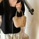 thumbnail image 3 of Bolso pequeño tipo cesta de verduras de mano para mujer, nuevo bolso tipo cubo de moda 2025, bolso bandolera de mano sencillo y versátil., 3 of 5