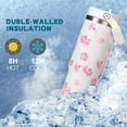thumbnail image 4 of Sakura 30 oz Tumbler with Flip Straw - Insulated Cherry Blossom Water Bottle with Handle - Stainless Steel Cup with Lid for Home - Unique Birthday Gift Idea - Hand Wash Only, 4 of 6