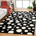 thumbnail image 2 of SAFAVIEH Cambridge Talisha Dot-Print Area Rug, Black/Ivory, 3' x 5', 2 of 8