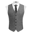 thumbnail image 5 of COOFANDY Men Casual Suit Vest Formal Dress Vest Slim Fit Waistcoat Business Wedding, 5 of 6