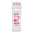 thumbnail image 3 of Sanrio Hello Kitty Strawberry Plastic Milk Carton Bottle | Holds 16 Ounces, 3 of 8