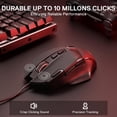 thumbnail image 4 of Mouse gamer Redragon M619 RGB 12800 DPI con cable, 8 botones, 4 of 9
