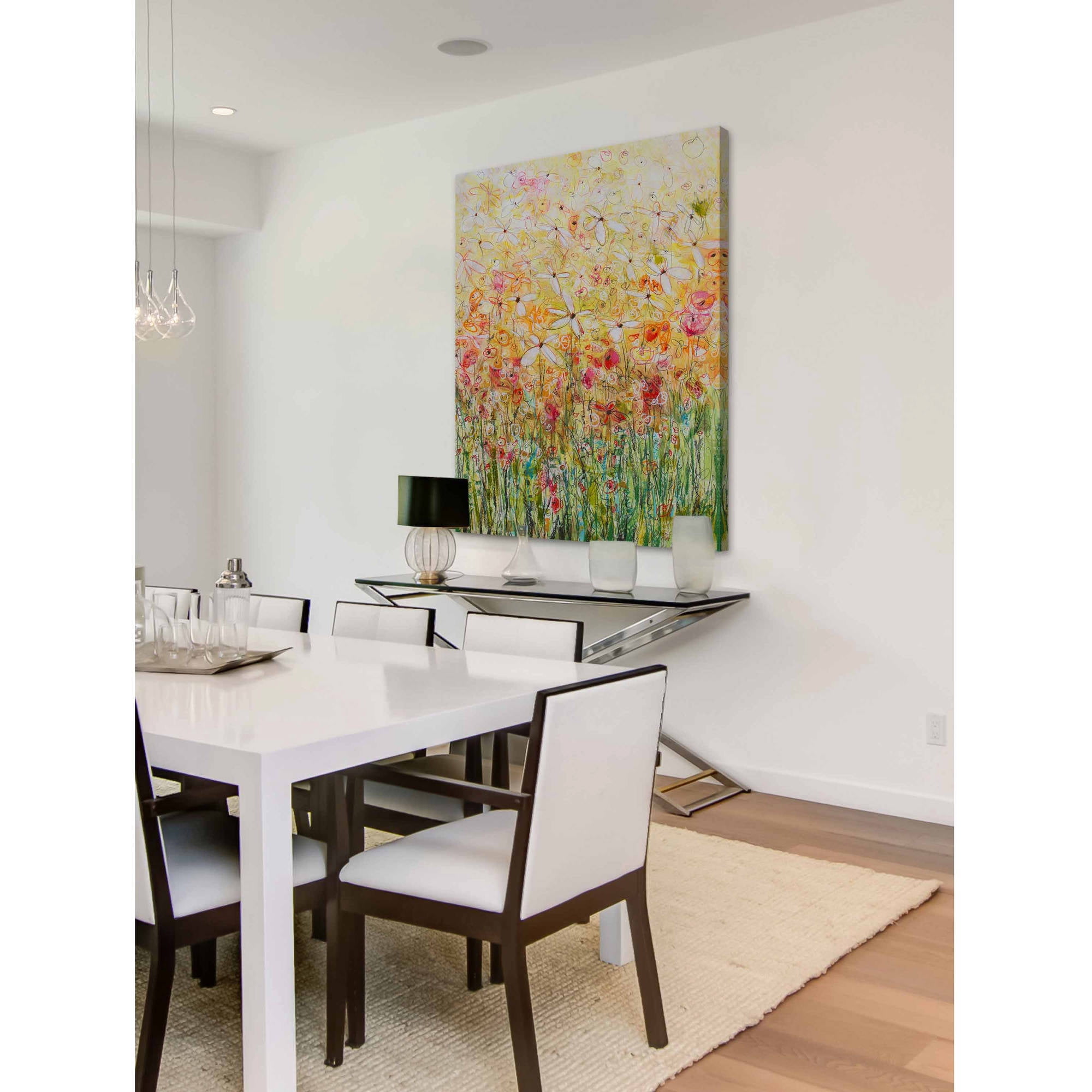 "Daisy Chain 22" Painting Print on Wrapped Canvas