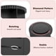 thumbnail image 5 of Organizador de maquillaje Rosoenvi, giratorio 360°, negro, 5 of 7
