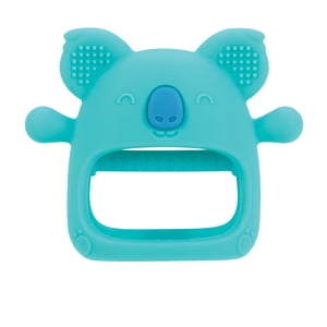 Nuby Silicone Teething Mitten Blue Koala