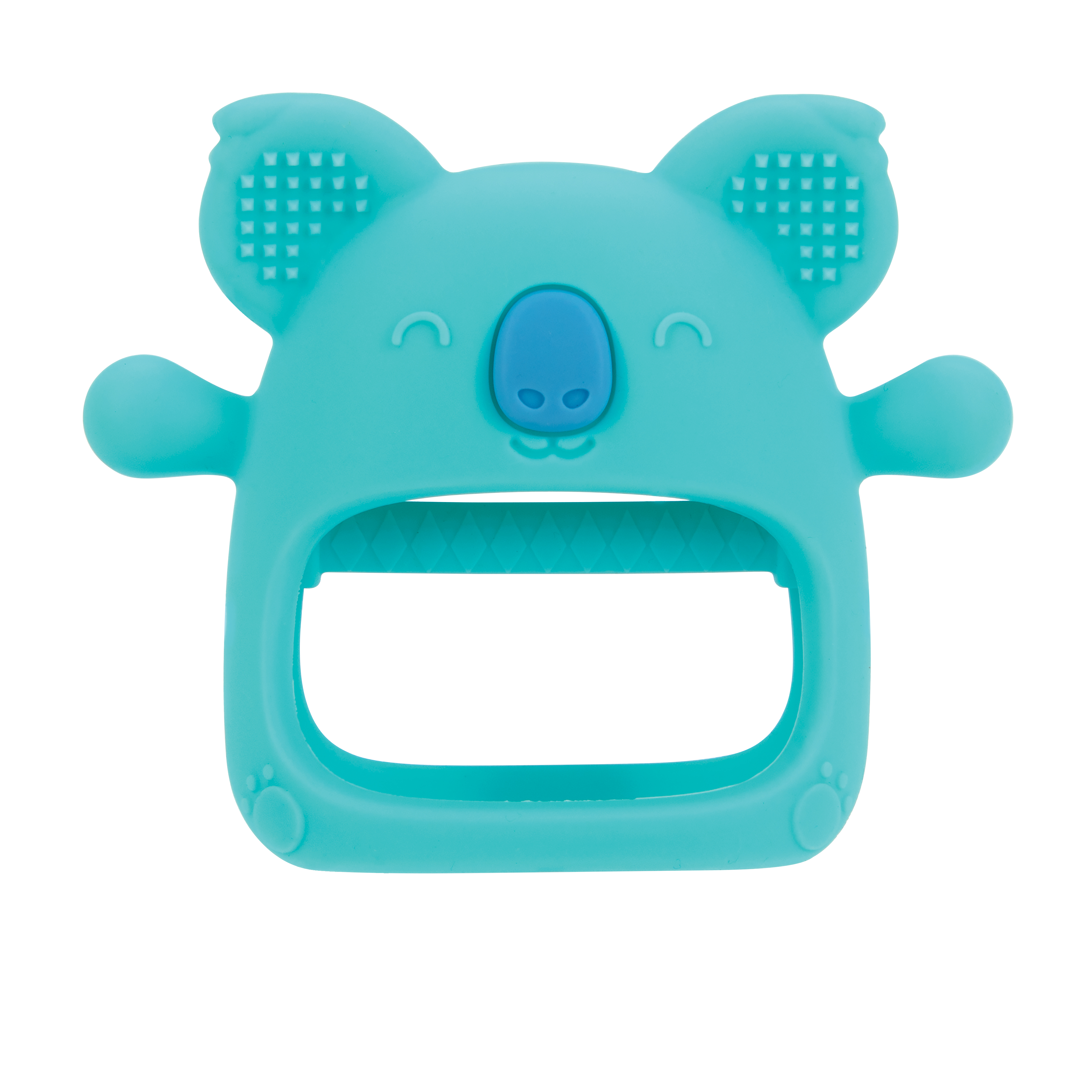 Nuby Silicone Teething Mitten Blue Koala