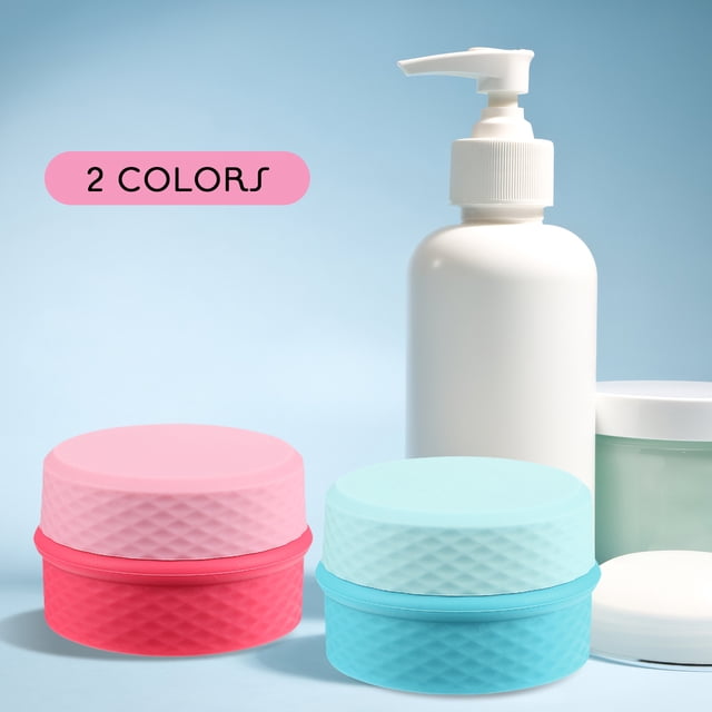 BESTYASH 2Ud De Viaje Para Cosméticos Pequeños Con Etiquetas Y Cierre Hermético