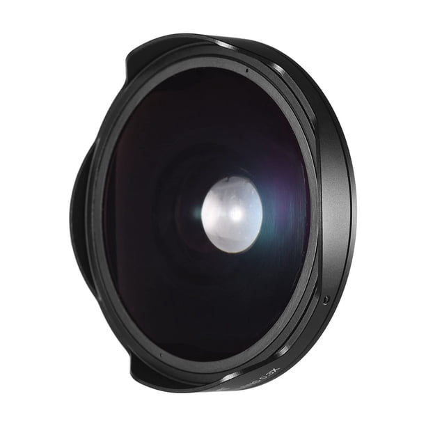 Lente ojo de pez gran angular Andoer 37 mm 0.3X HD con capucha para videocámaras