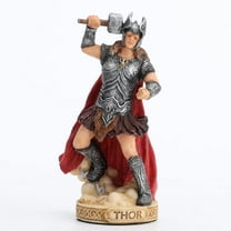 Veronese Design Thor Norse God of Thunder Polyresin Miniature Figurine, 3 3/8 Inches