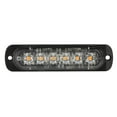 thumbnail image 4 of CUITING Strobe Warning Light Truck Strobe Warning Light Strobe Emergency Warning Light 4Pcs 12-24V Car 6 LED Flash Strobe Emergency Warning Light Grille Flashing  Yellow, 4 of 8