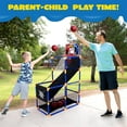 thumbnail image 5 of Arcade Basketball Game Set with 4 Balls and Hoop for Kids 3 to 12 Years Old Indoor Outdoor Sport Play - Easy Set Up - Air Pump Included - Ideal for Competition, 5 of 7