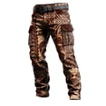 thumbnail image 4 of Cants For Everyday Daily Wear With Practical Multiple Pockets Comfortable Outdoor Work Hiking Utility Trousers Men, 4 of 4