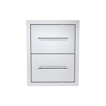 Sunstone  Texan 16 in. Stainless Steel 2-Drawer Access Drawer unit