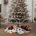thumbnail image 4 of Haiem Mexican Bright Style Pattern Christmas Tree Skirt Merry Christmas Party Christmas Tree Decoration,New Year Decorations-30", 4 of 6