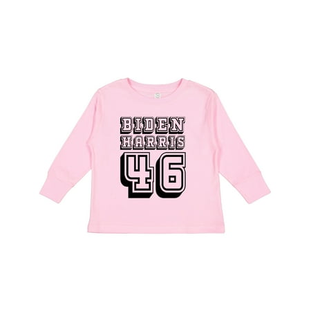 

Inktastic Biden Harris 46 Voting 2020 Gift Toddler Boy or Toddler Girl Long Sleeve T-Shirt
