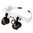 thumbnail image 1 of 3/4/5/6/7/10X Bandeau Lumineux LED Réglable Lunettes Loupe Outil Accessoires, 1 of 10
