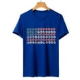 thumbnail image 5 of KALE 4th of July Short Sleeve Shirts for Women American Flag Patriotic 2D Independence Day Print Casual Sports T Shirt Y2K Clothes Blue XL, 5 of 7